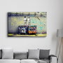 Wallity Pintura Decorativa de Vidrio Templado Multicolor 46 x 72 cm